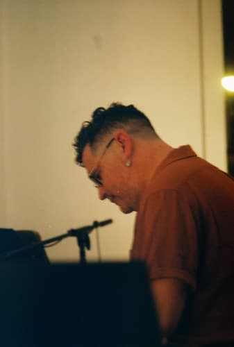 Nathan Shubert at a keyboard
